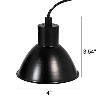 2PK Reptile Light Fixture w/ Lighting Heat Lamps and 4" Halogen Mini Dome Unbranded - фотография #8