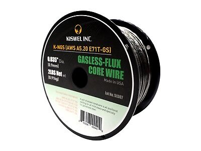 Made in USA (2 Rolls) K-NGS E71T-GS .035 in. Dia 2lb. Gasless-Flux Core Wire Kiswel Inc. E71TGS - фотография #4