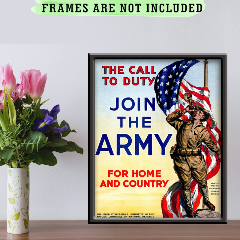 WW2 Propaganda Memorabilia Poster World War 2 Military Army Vintage American Does not apply - фотография #7