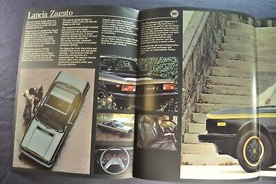 1979-1980 Lancia Catalog Brochure Coupe Sedan HPE Zagato Excellent Original Без бренда Zagato - фотография #5