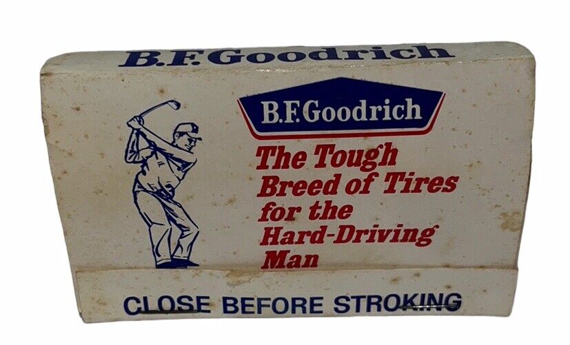 Vintage BF GOODRICH TIRES~Quincy, IL~Golf Tees Giveaway~Hard Driving Man B F Goodrich - фотография #2