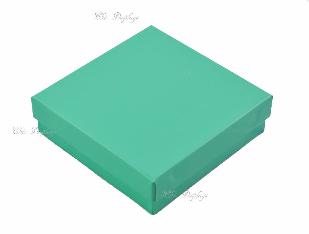 12pc Teal Gift Boxes Teal Cotton Filled Jewelry Boxes Green Bracelet Gift Boxes Unbranded - фотография #3
