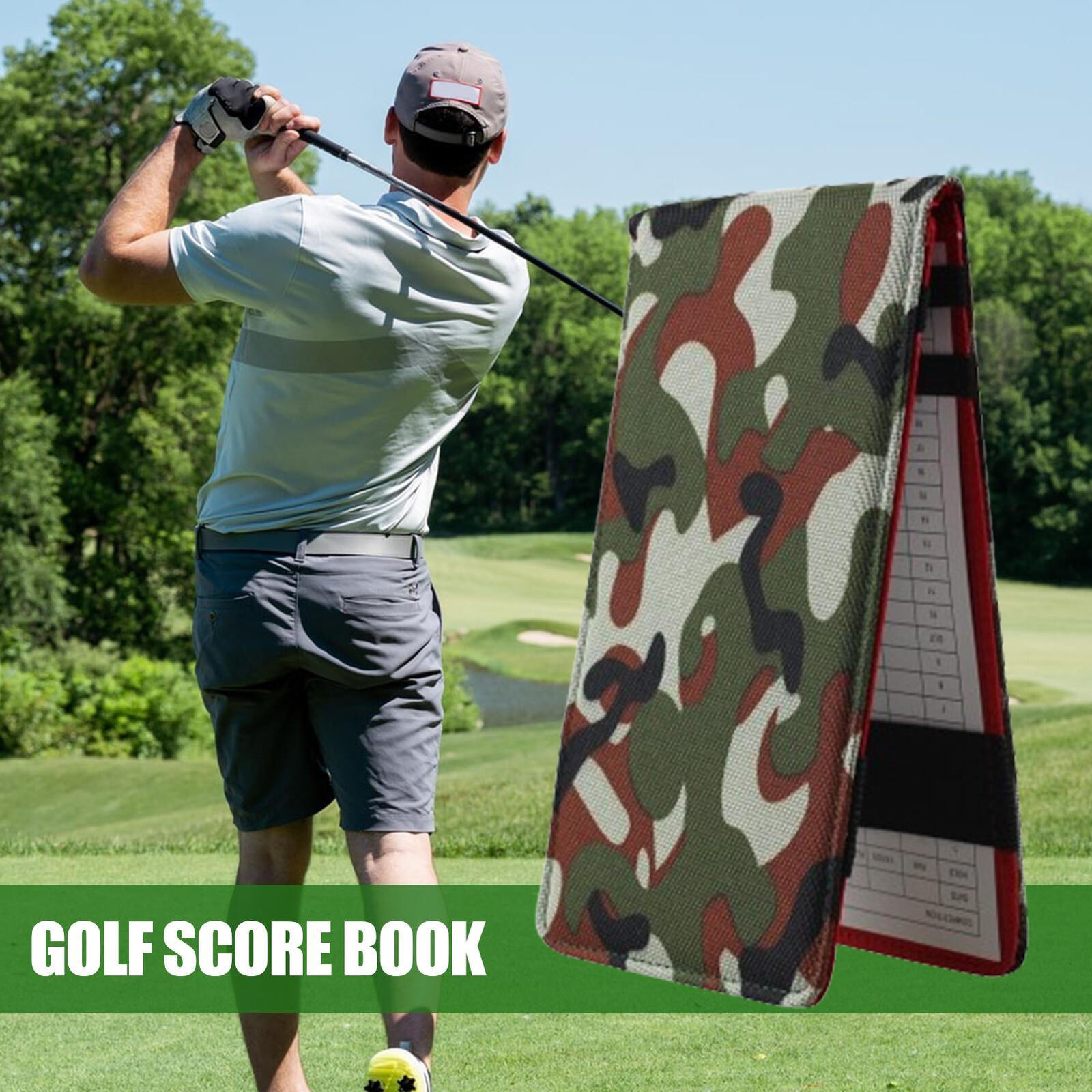 Golf Score Book Golf Journal Notebook with Pencil Oxford Cloth Club capable Unbranded does not apply - фотография #12