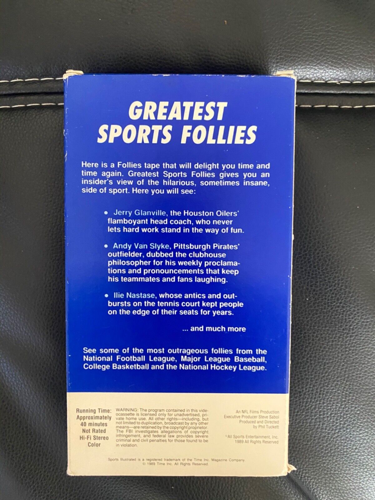 Lot of 3 Vintage Sports VHS Tapes Sports Illustrated, Greatest Follies Sports Illustrated - фотография #5