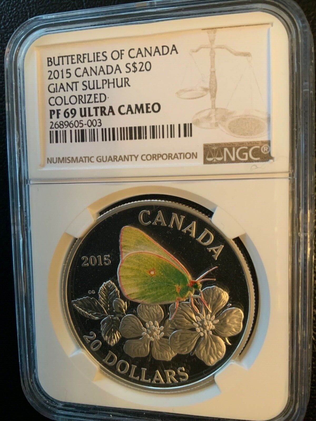 2013 2014 2015 1 oz .999 Silver PROOF $20 Butterflies of Canada NGC PF70 69 Set! Без бренда - фотография #9