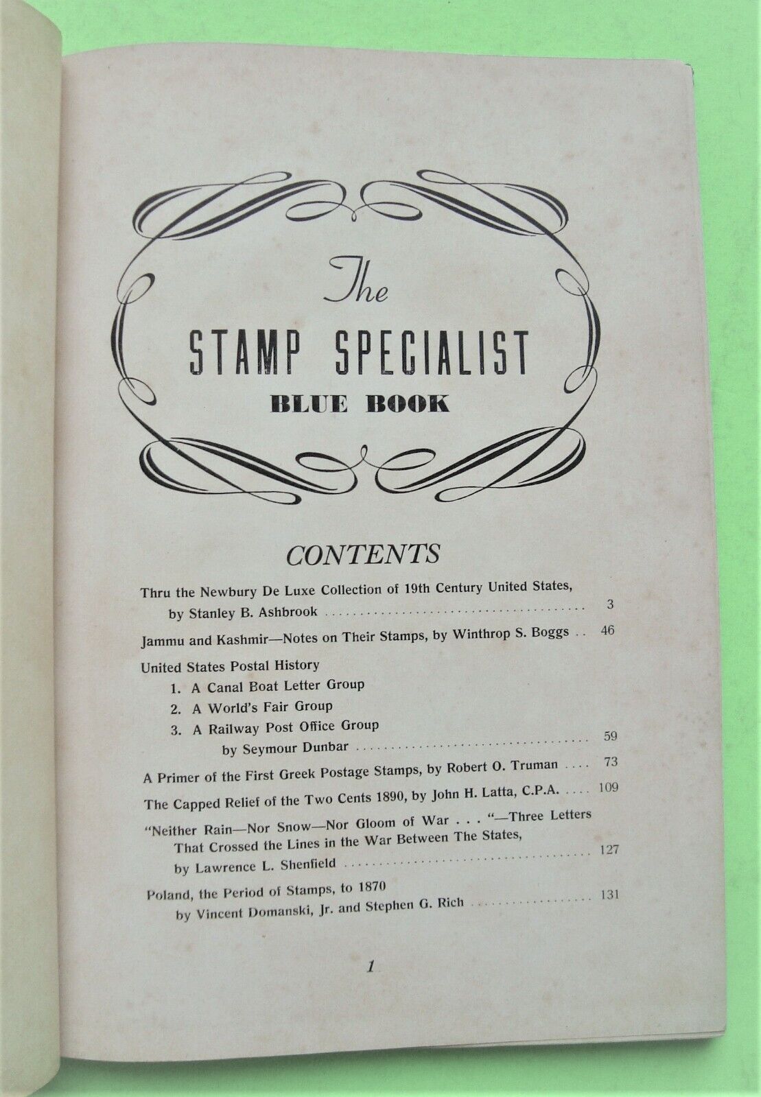 Two 1940 & 1941 THE STAMP SPECIALIST Books HARDCOVER 288-pg RARE STAMPS / COVERS The Stamp Specialist - фотография #11