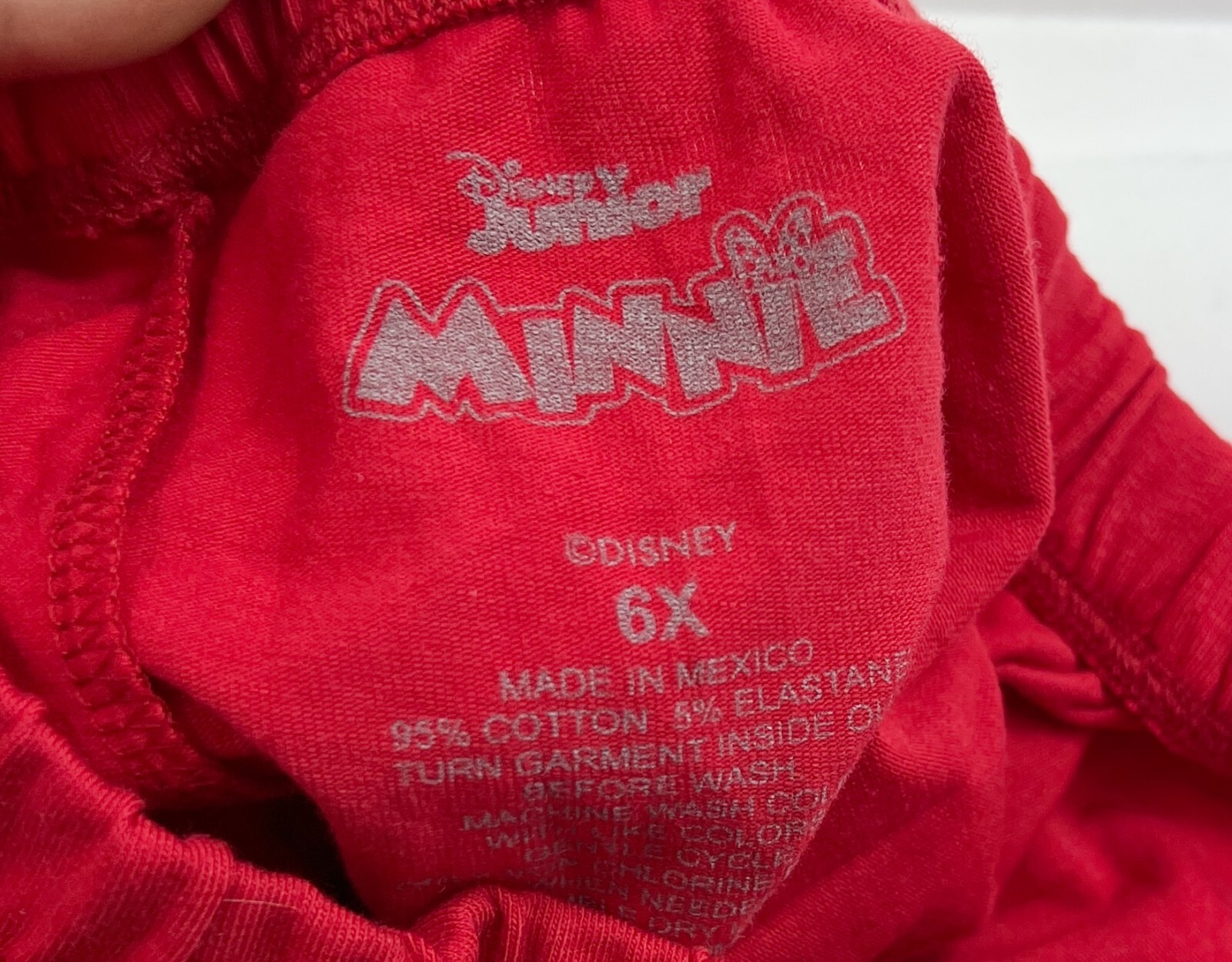 NWT Disney Jr Minnie Mouse Girl Sz 6X Mickey Glitter Bow Dot Top Legging 2pc Set Disney Does Not Apply - фотография #7