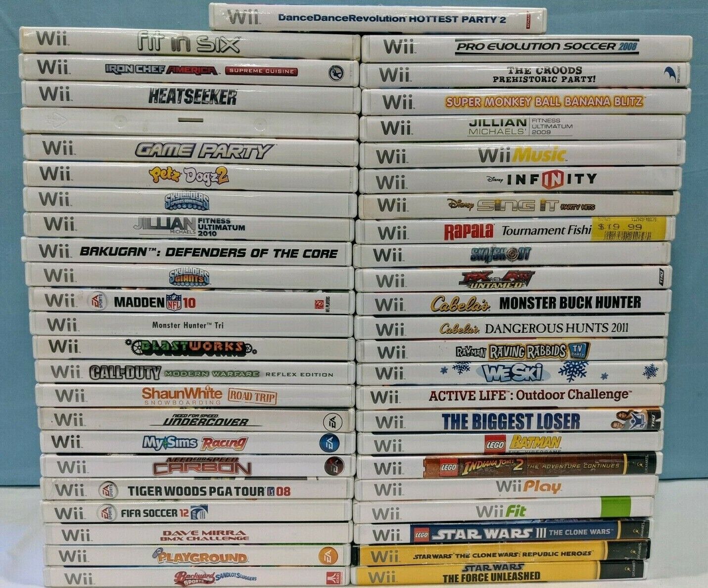 Nintendo Wii Lot of 47 Games - No Duplicates  Nintendo Nintendo Wii