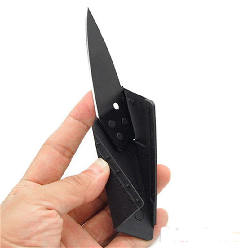 300x Credit Card Knives folding wallet thin pocket Survival sharp micro knife Credit Card Knife Classic - фотография #7