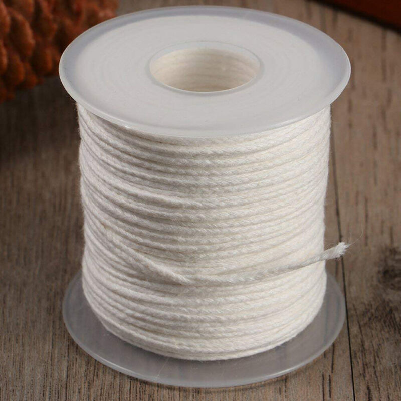 Candle Making Wicks 200 Ft Candle Wick Roll Woven Candle Wick Spool for Candle Unbranded - фотография #7