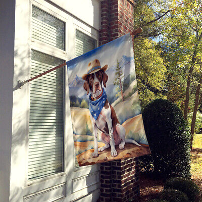 Pointer Cowboy Welcome Flag Canvas House Size DAC5955CHF Без бренда - фотография #2