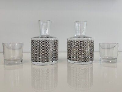 PAOLA NAVONE FOR EGIZIA NIGHT SET BEDSIDE CARAFE DECANTER & CUP ITALY NEW! Paola Navone For Egizia