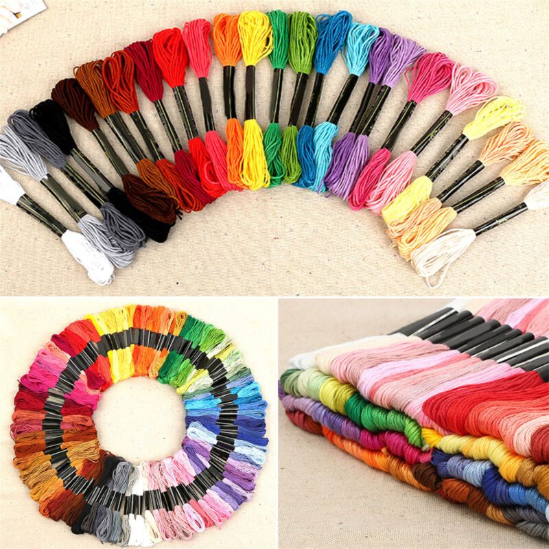 50 x Multi DMC Colors Cross Stitch Cotton Embroidery Thread Floss Sewing Skeins Unbranded 93435 - фотография #8