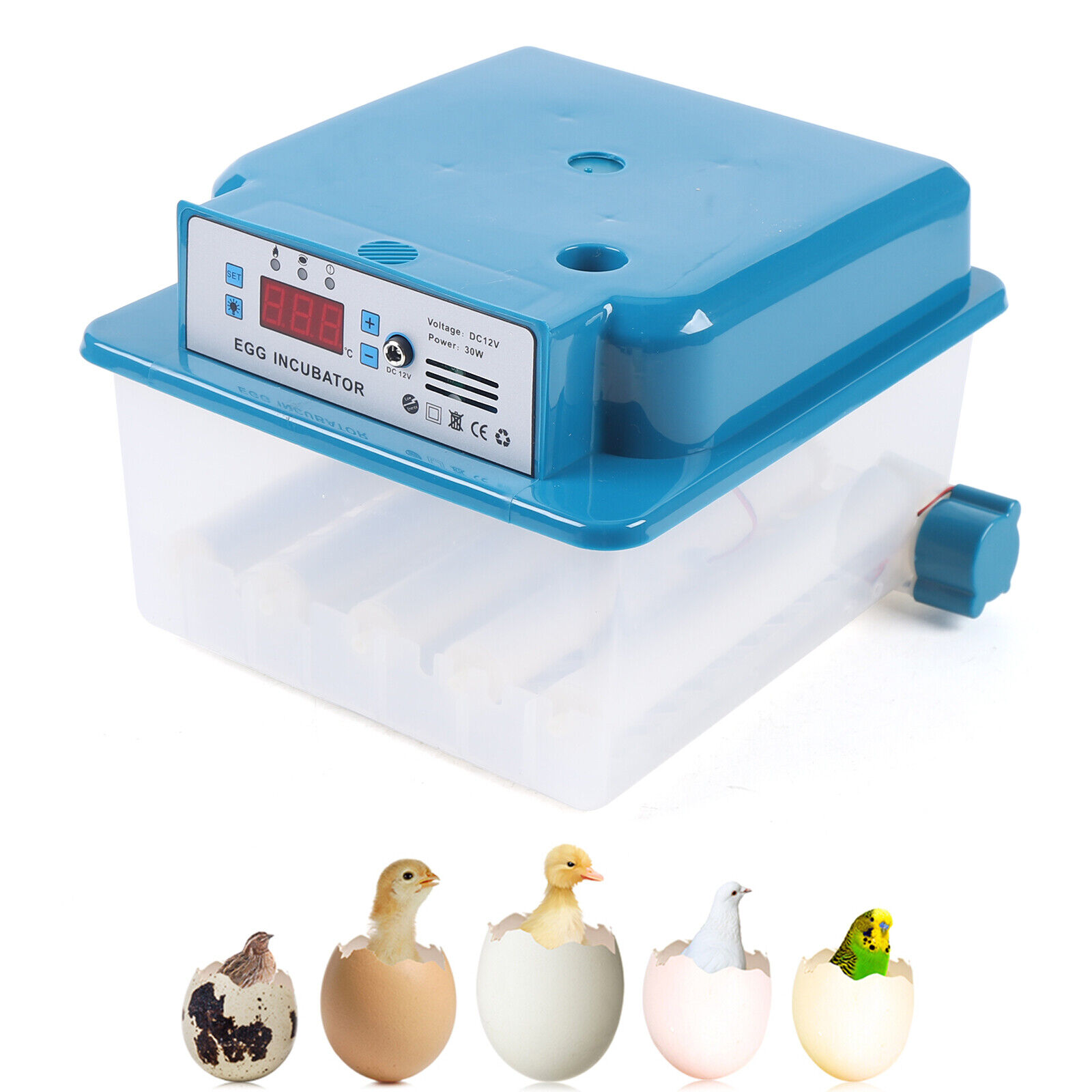 Automatic Bird Egg Incubator Brooding Machine for Hatching Eggs Chicken Quail  Unbranded - фотография #6
