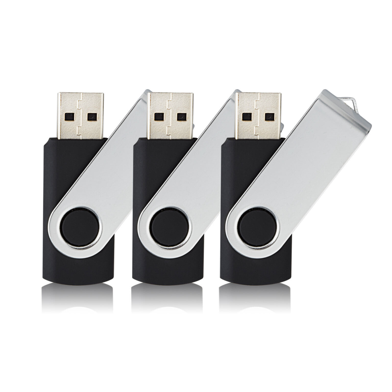 10 Pack 128MB Swivel USB Flash Drives Memory Stick U Disk Thumb Pen Drive Black Kootion Does Not Apply - фотография #19