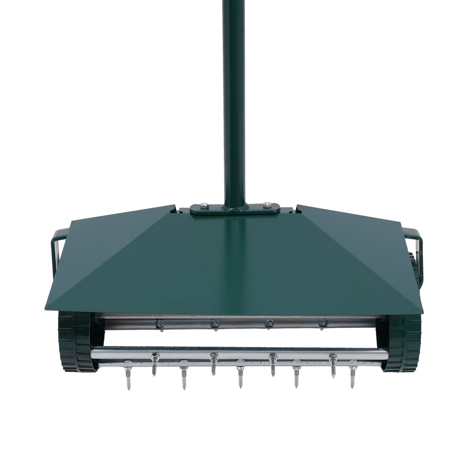 17" Rolling Lawn Aerator Garden Yard Rotary Push Tine Aerator Roller Spike  Unbranded N/A - фотография #9