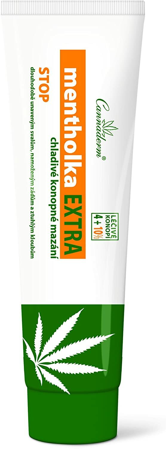 Mentholka Extra Cooling gel for muscle and joints Pain relief Fatigue spine x2 Cannaderm 8594059736475 - фотография #4
