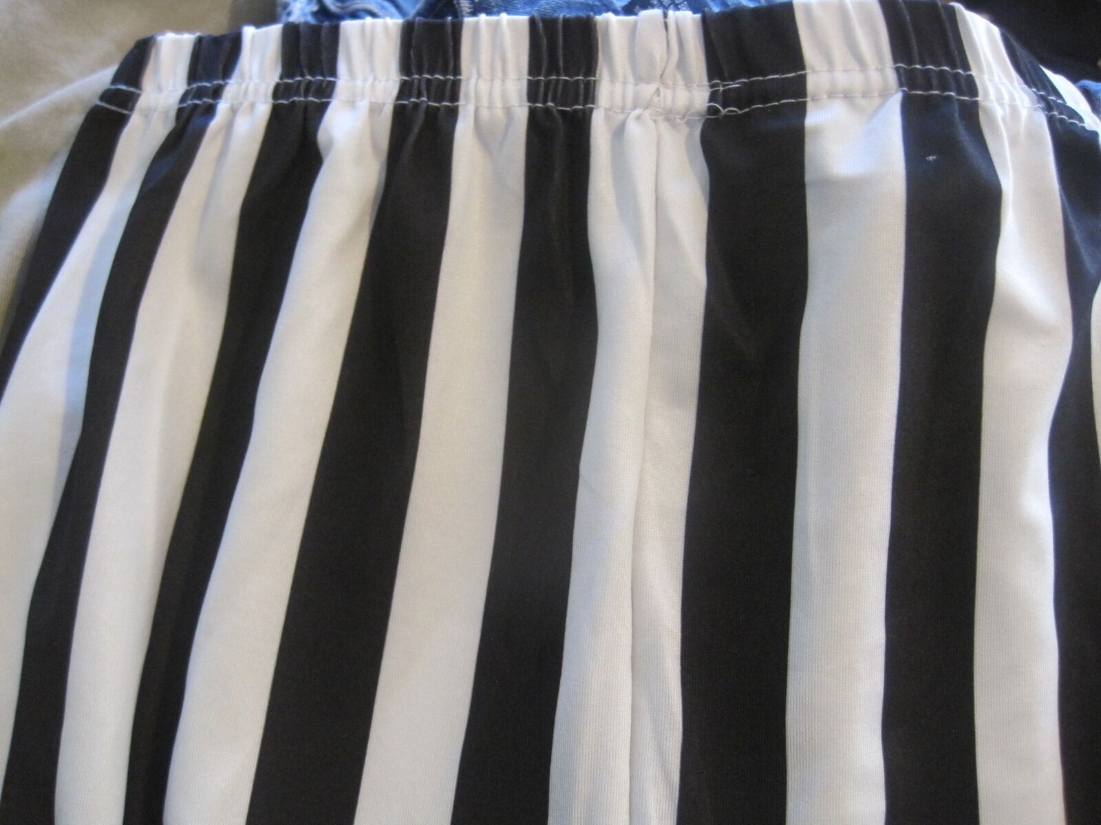 2 pair small dance pants black jailhouse stripe costume lot halloween Unbranded - фотография #4
