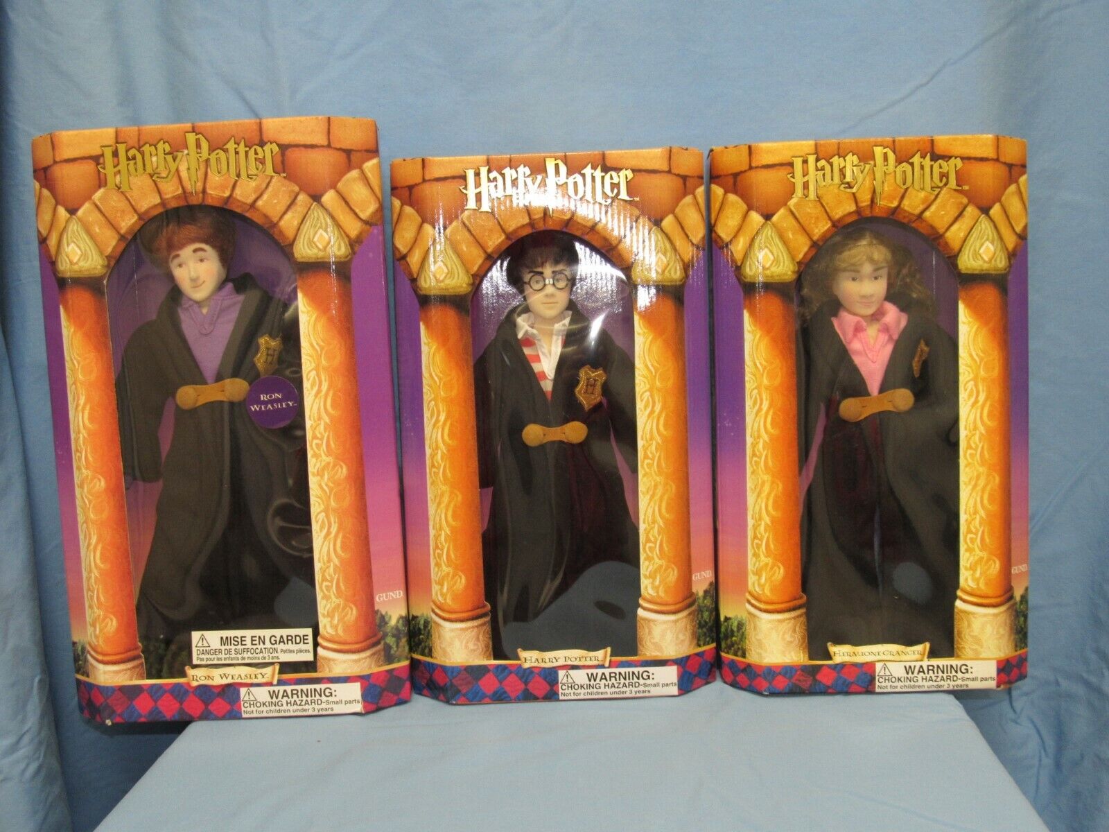 GUND brand Harry Potter, Ron Weasley, Hermione Granger plush dolls Gund