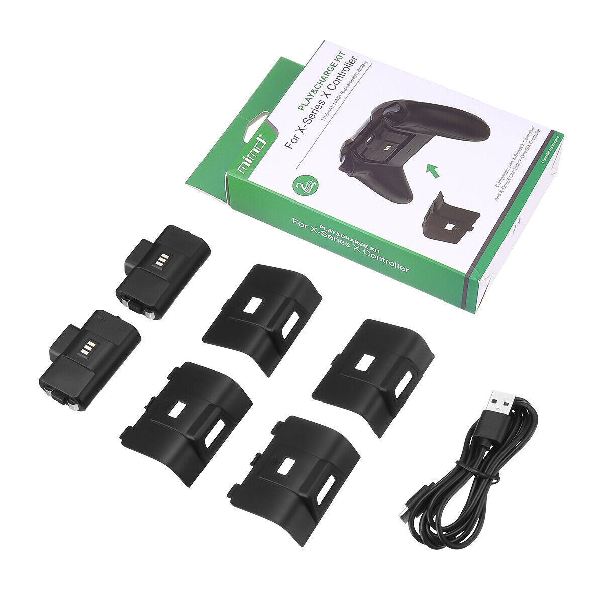 Rechargeable Battery Pack For XBox One X/S Series X/S Controller & Charger Cable EBL Does not apply - фотография #9