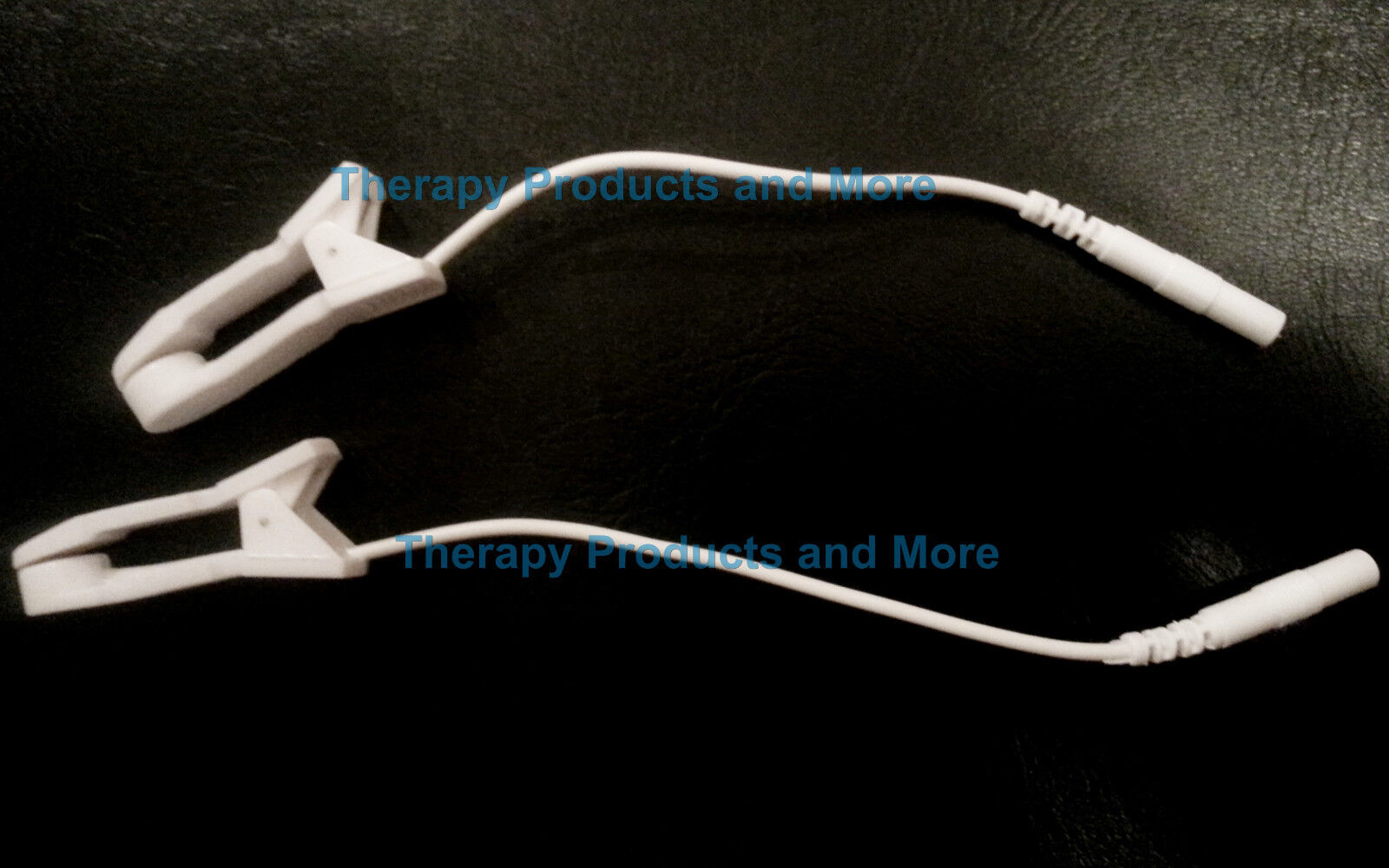 2 EAR CLIP CLAMP ELECTRODES to 2mm FEMALE for ESTIM ELECTROTHERAPY UNIT EMS TENS Unbranded does not apply