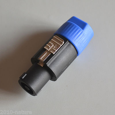 2x 3 Ft Speakon to Speakon plug 15 GA Gauge Wire Pro Audio DJ Speaker Cable  Unbranded Does not apply - фотография #4