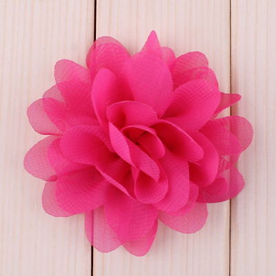 30pcs Chiffon Silk Fabric Flowers For Girls Hair Accessories For Headbands DIY Unbranded - фотография #5