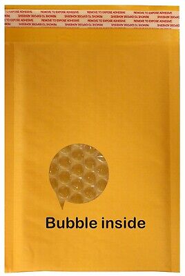 Yens® 250 #00 5x10 Kraft Bubble Padded Envelopes Mailers Inner 5 X 9 250KF00 Yens® Kraft, Bubble, Mailer, - фотография #5