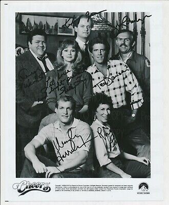 Cast of Cheers Original 8 X 10 B & W Paramount Press Photo + Letter-1985-#104 Без бренда - фотография #2