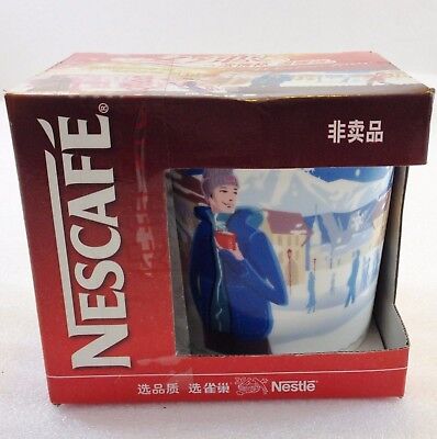 Nescafe Nestle Winter Love Coffee Tea Mug Ltd Edition 2006 8 oz NEW Nestle