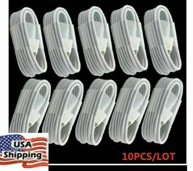 10x Original OEM Quality Fast Charger Cable Cord For iPhone 12 11 X 8 7 6 5 Pro Unbranded Does Not Apply