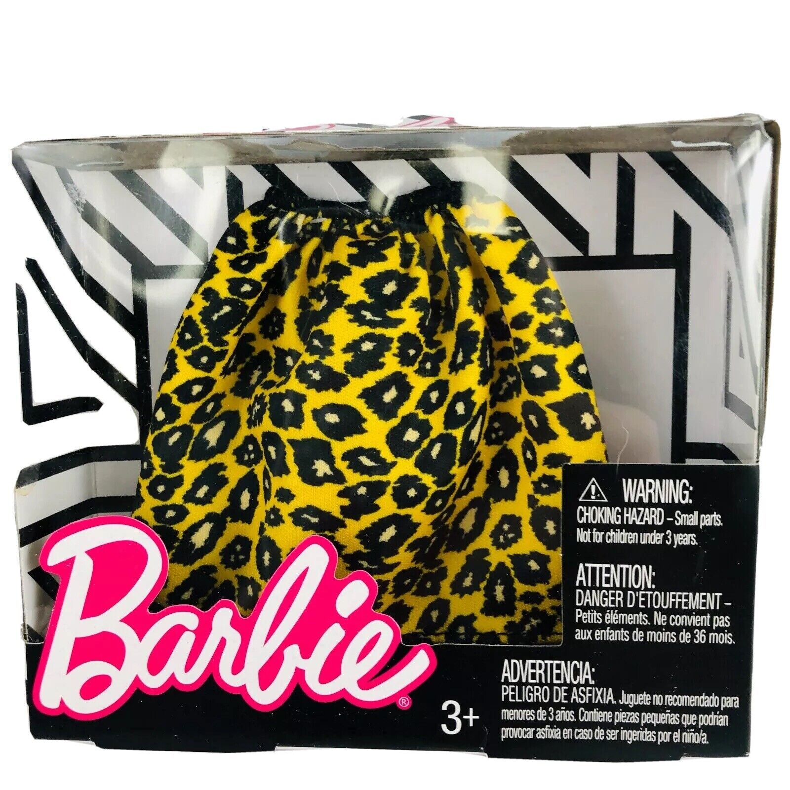 Barbie Fashion Separates Skirts Lot Cheetah Leopard Print Floral Orange Stripes Barbie - фотография #2