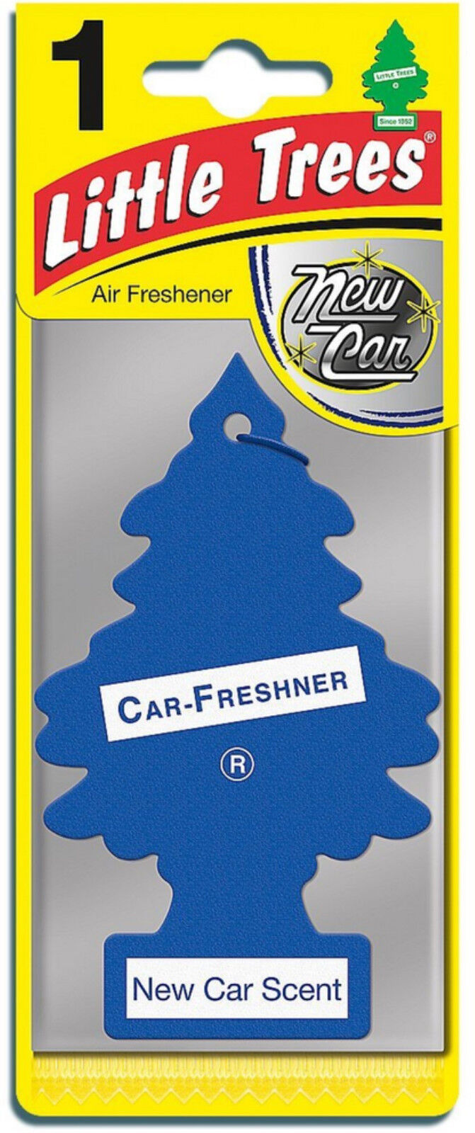 Little Trees  New car  Freshener scent 10189  Air MADE IN USA Pack of 24 Little Trees U1P-10189 - фотография #4