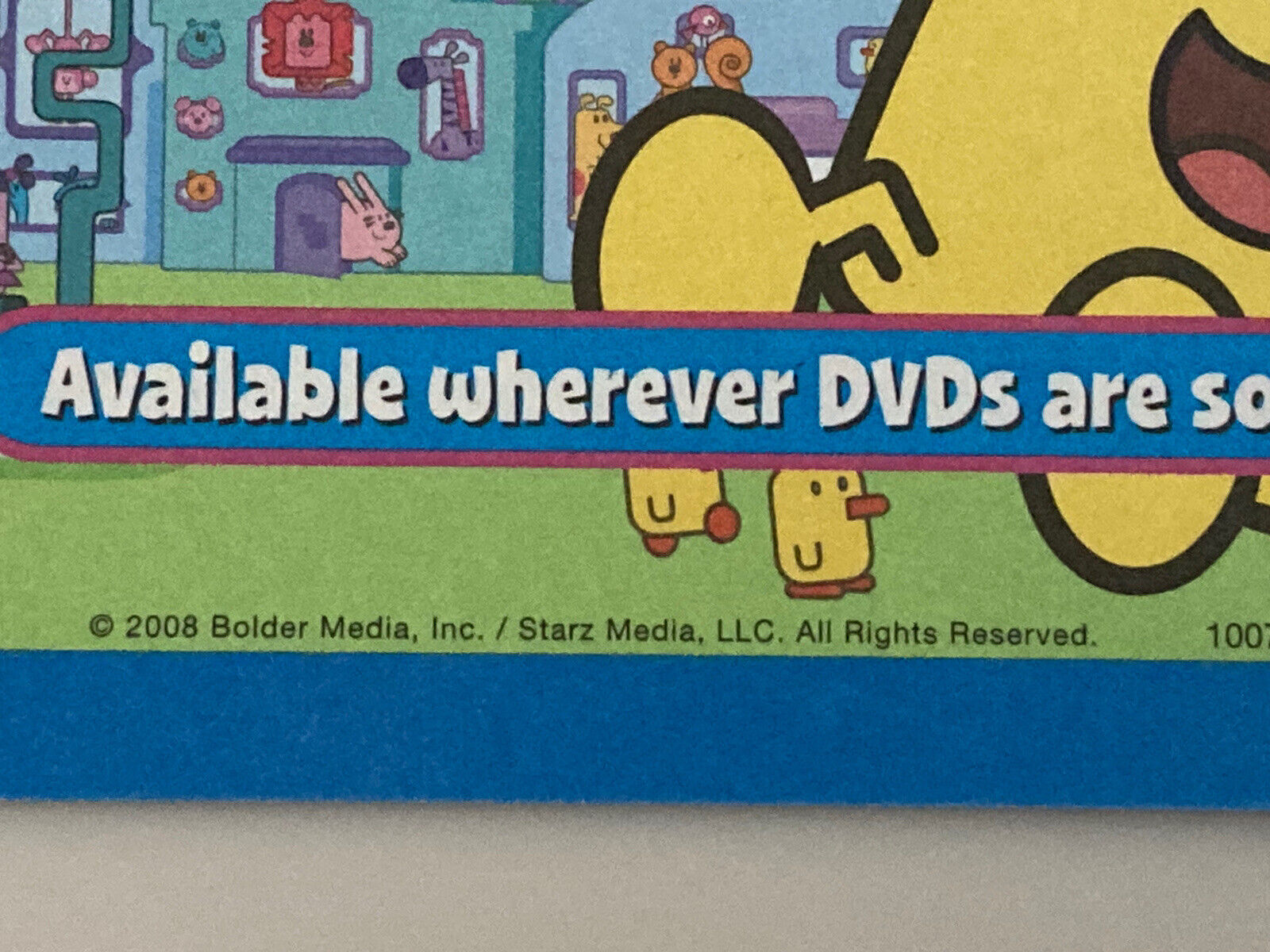 Wow! Wow! Wubbzy! Sticker Sheet Lot of 10 Nick Jr 2008 DVD Release Promo  Ten  Bolder Media Inc. Wubbzy - фотография #5