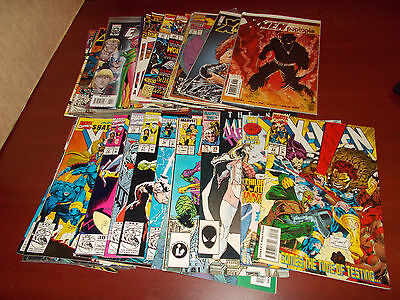 Lot of 50 Different ALL X-Men Comic Book Titles Wolverine Uncanny Grab Bag Gift Без бренда - фотография #2