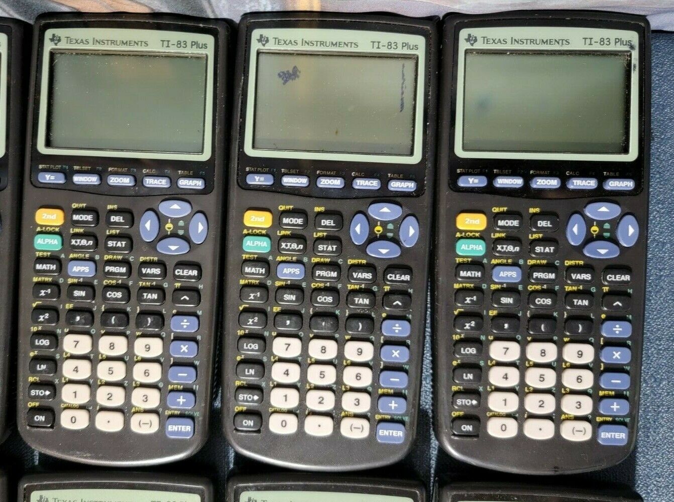**Parts/ Repair** Lot 12 Texas Instruments TI-83 Plus TI-84 Graphing Calculators Texas Instruments TI-83, 83PL/TBL/1L1/A - фотография #3