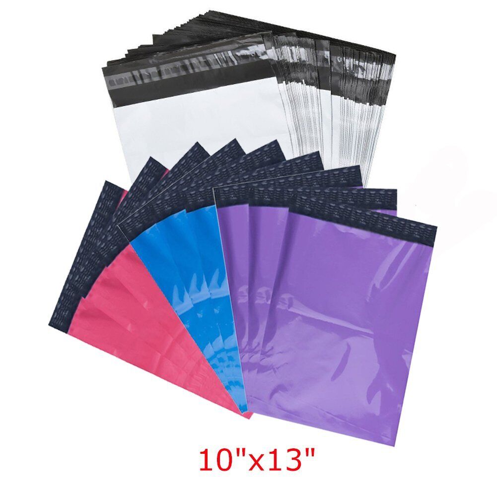 100 10"x13" Poly Mailers Shipping Envelopes Self Sealing Plastic Mailing Bags Unbranded Does not apply