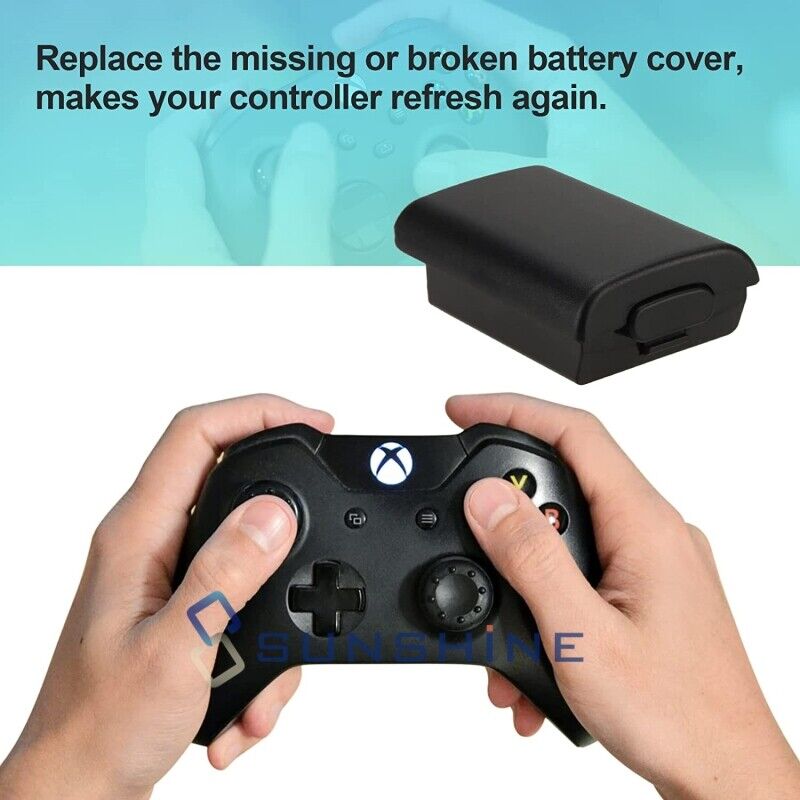 10x Black Replacement Battery Cover for Xbox 360 controller - Case, Shell, Pack Unbranded Does not apply - фотография #4