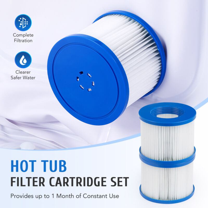 2 Pcs Replacement Filters for Inflatable Hot tub Spas for CO-Z PureSpa Models CO-Z Does not apply - фотография #3
