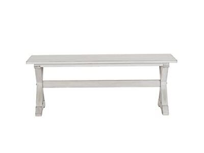  Jamestown Dining Bench, Antique White  Does not apply Does Not Apply - фотография #6