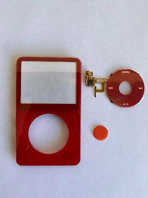 Red Face Plate Clickwheel Button For Apple iPod Classic 5th Gen Replacement ProjectChase pcg5red