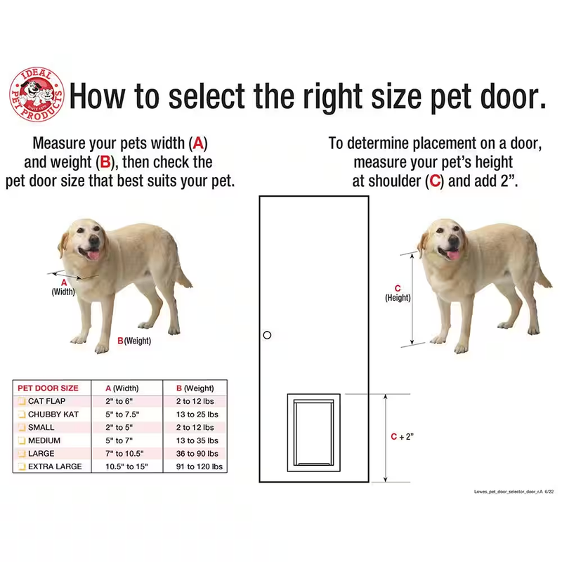 Large Flap Dog Pet Animal Door Magnetic Closure Ideal Pet Products - фотография #3