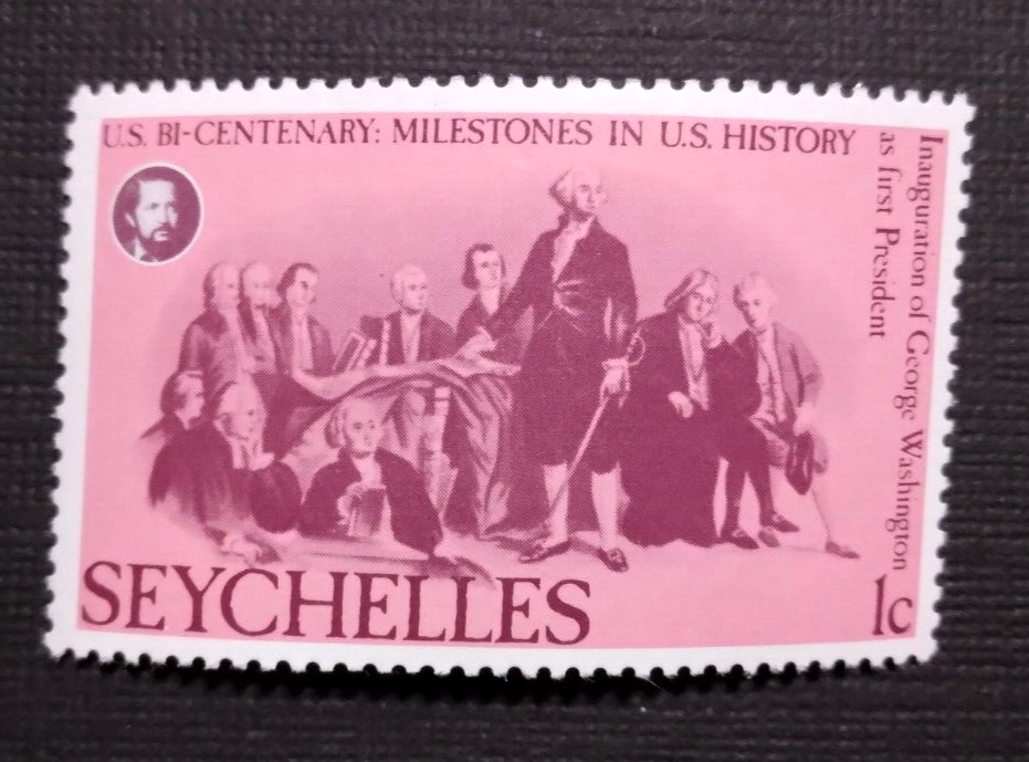 3 SEYCHELLES Stamps US BI- Centenary Milestones in US History Louisiana Purchase Без бренда - фотография #8