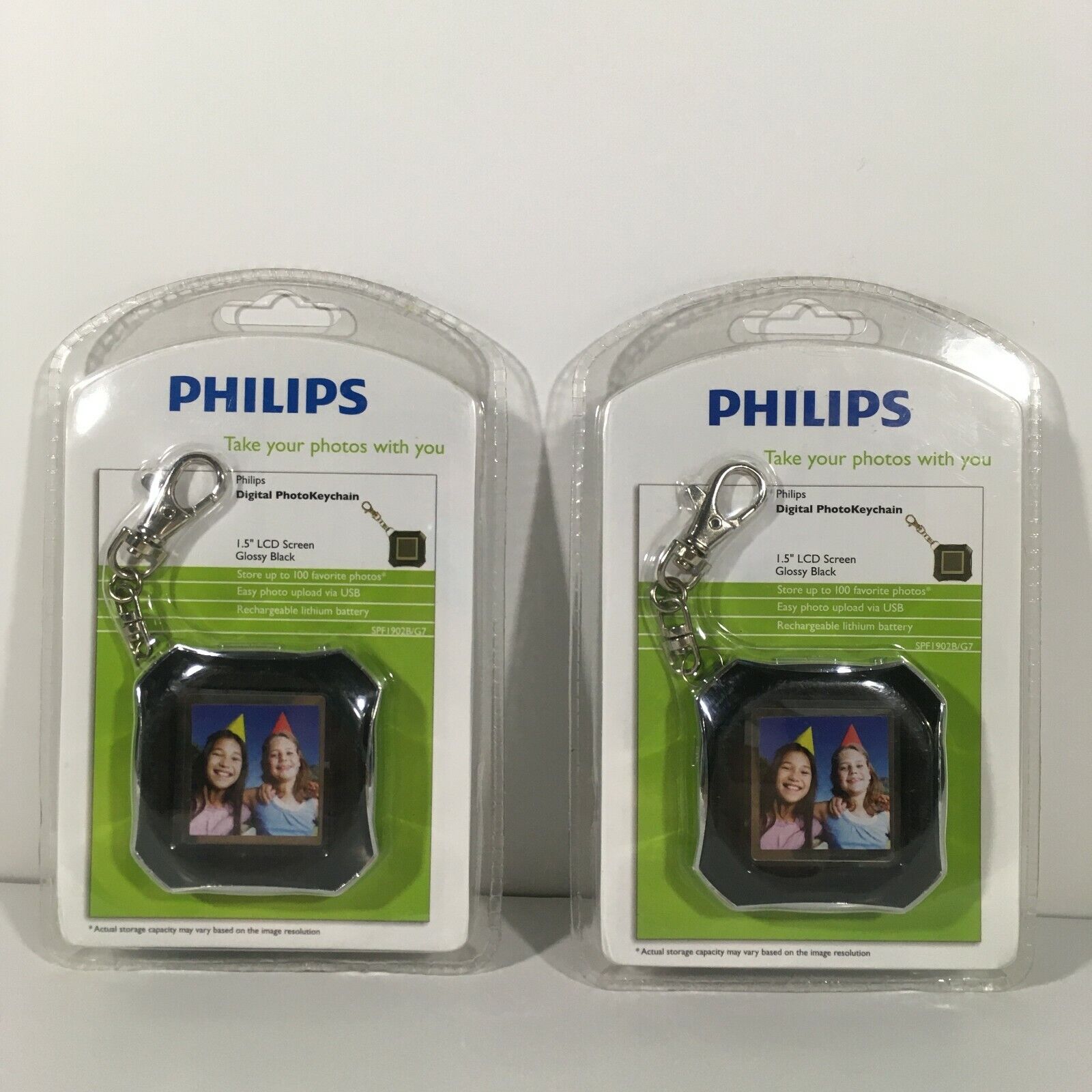 Philips Digital Photo Keychain Take Your Photos With You 1.5" LCD Screen  Philips Does Not Apply