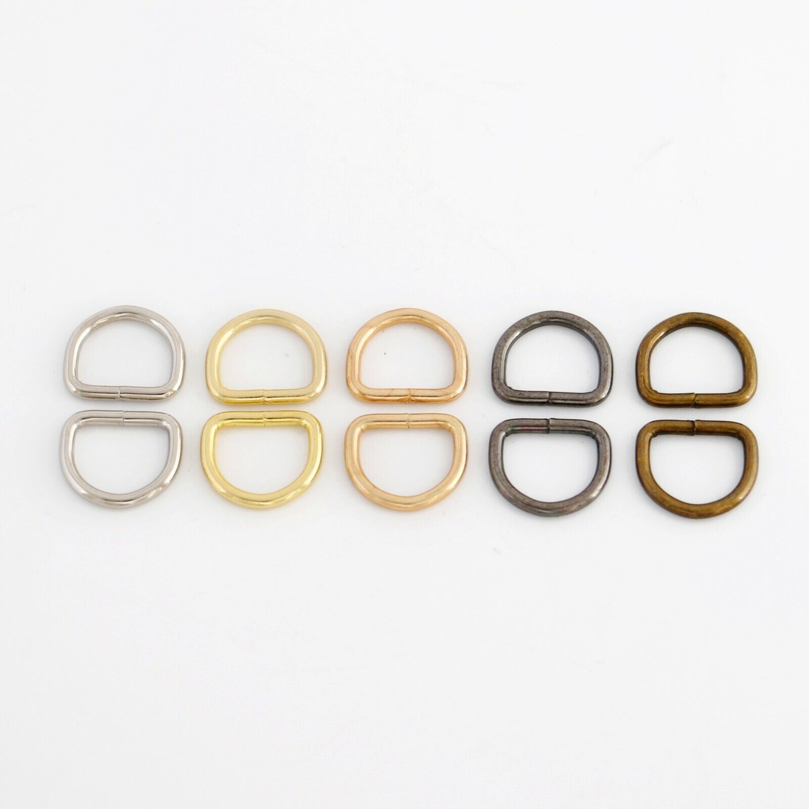 Metal D-Ring Welded ,for straps,purses,bags,Choose quantity Size & color (usa) Fioday Does not apply - фотография #2