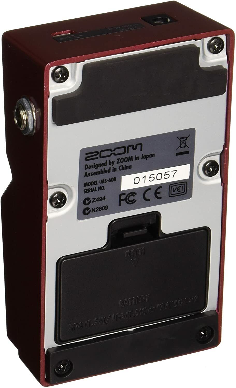 Zoom MS-60B MultiStomp Bass Guitar Effects Pedal, Single Stompbox Size, 58 Built ZOOM MS-60B - фотография #2