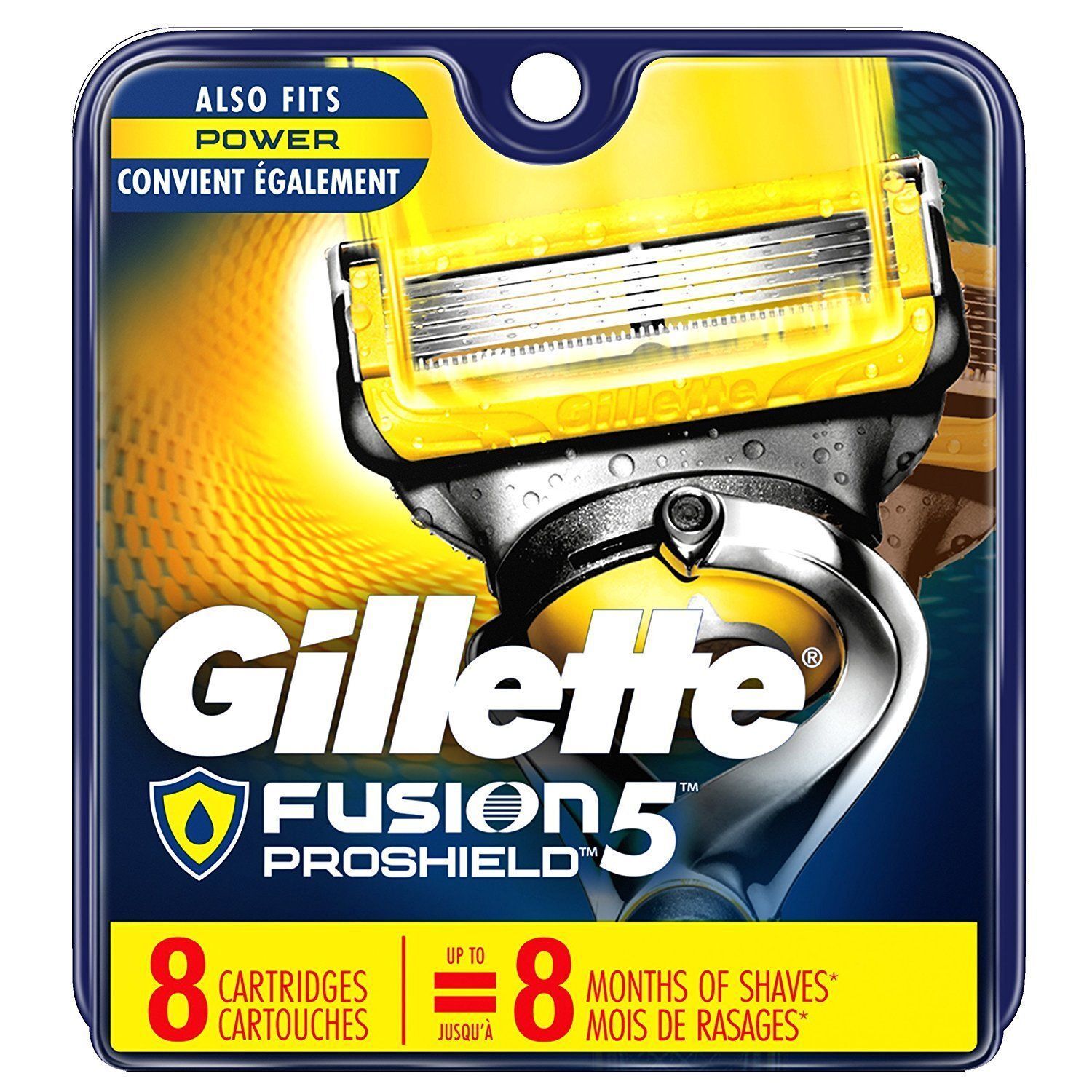 Gillette Fusion ProShield Men's Razor Blade Refills 8 Count Factory Sealed Gillette Does Not Apply