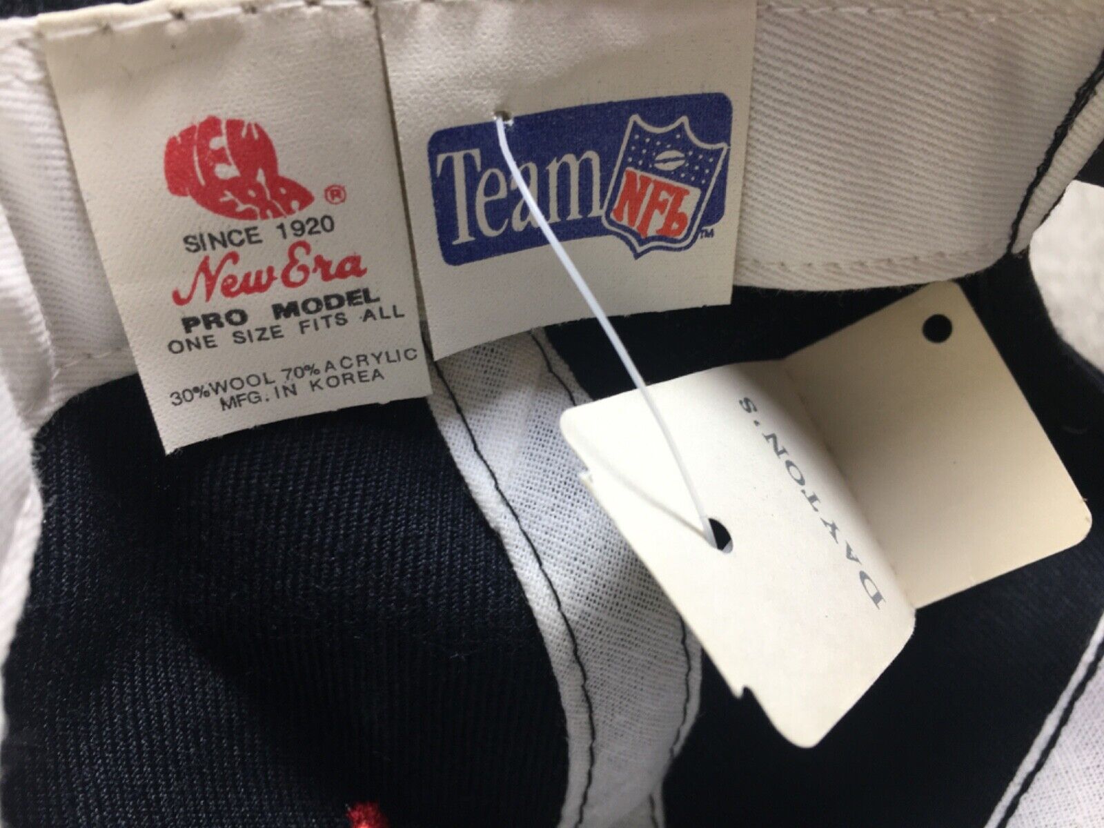 New Era NOS Super Bowl XXVI NFL Minneapolis Blue Snapback Hat Cap 90s Vintage New Era - фотография #7