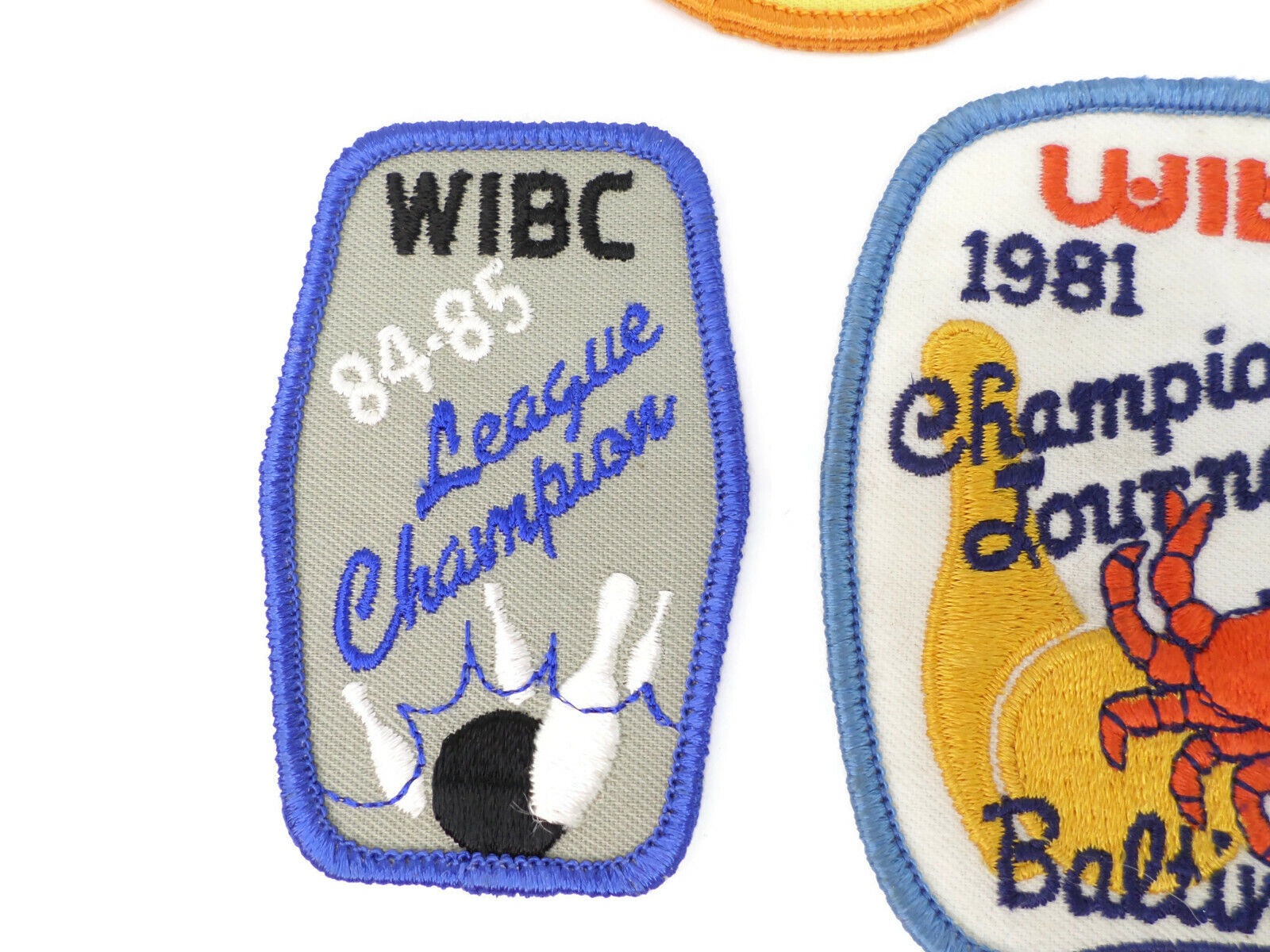 5 WIBC & FWBA Bowling Tournament Champion Patches (SOME HANDLING WEAR) WIBC / FWBA - фотография #5