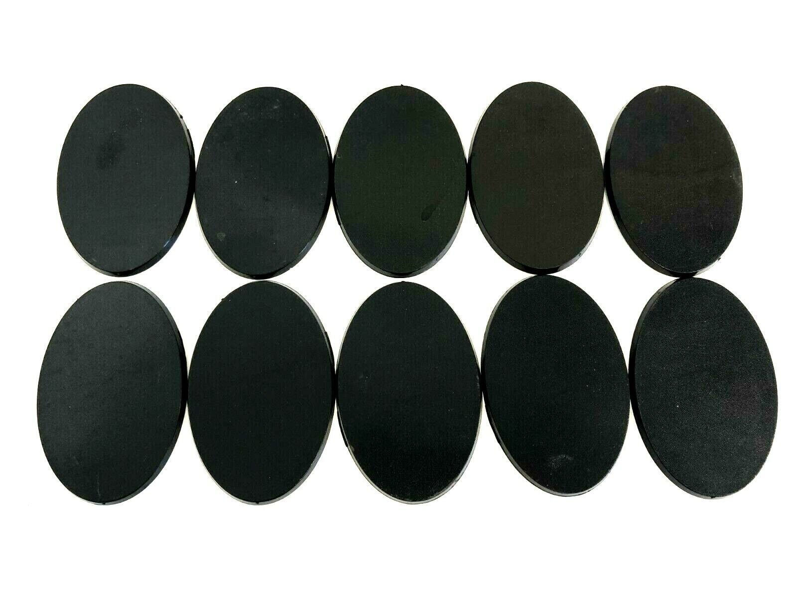 Lot of 10 75mm x 42mm Oval Bases For Warhammer 40k & AoS Games Workshop  Unbranded does not apply